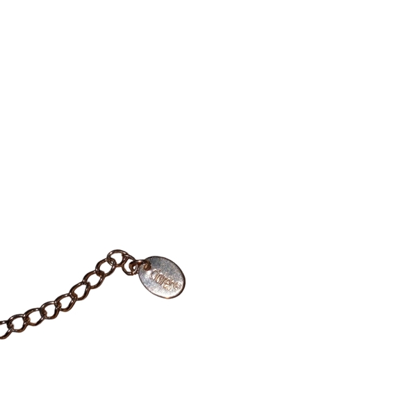 Claire's silver necklace with a green cat's eye pendant - Picture 4 of 7